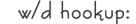 wd hookup